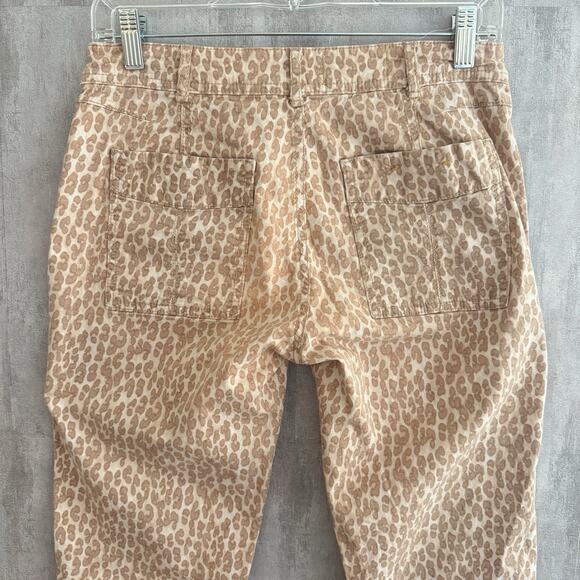 Anthropologie Pants Womens 27 The Wanderer Straight Ankle Utility Linen Blend - Picture 11 of 14